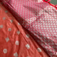 Semi Gadwal Silk Palki Border  Silk Saree