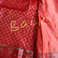 Semi Gadwal Silk Palki Border  Silk Saree