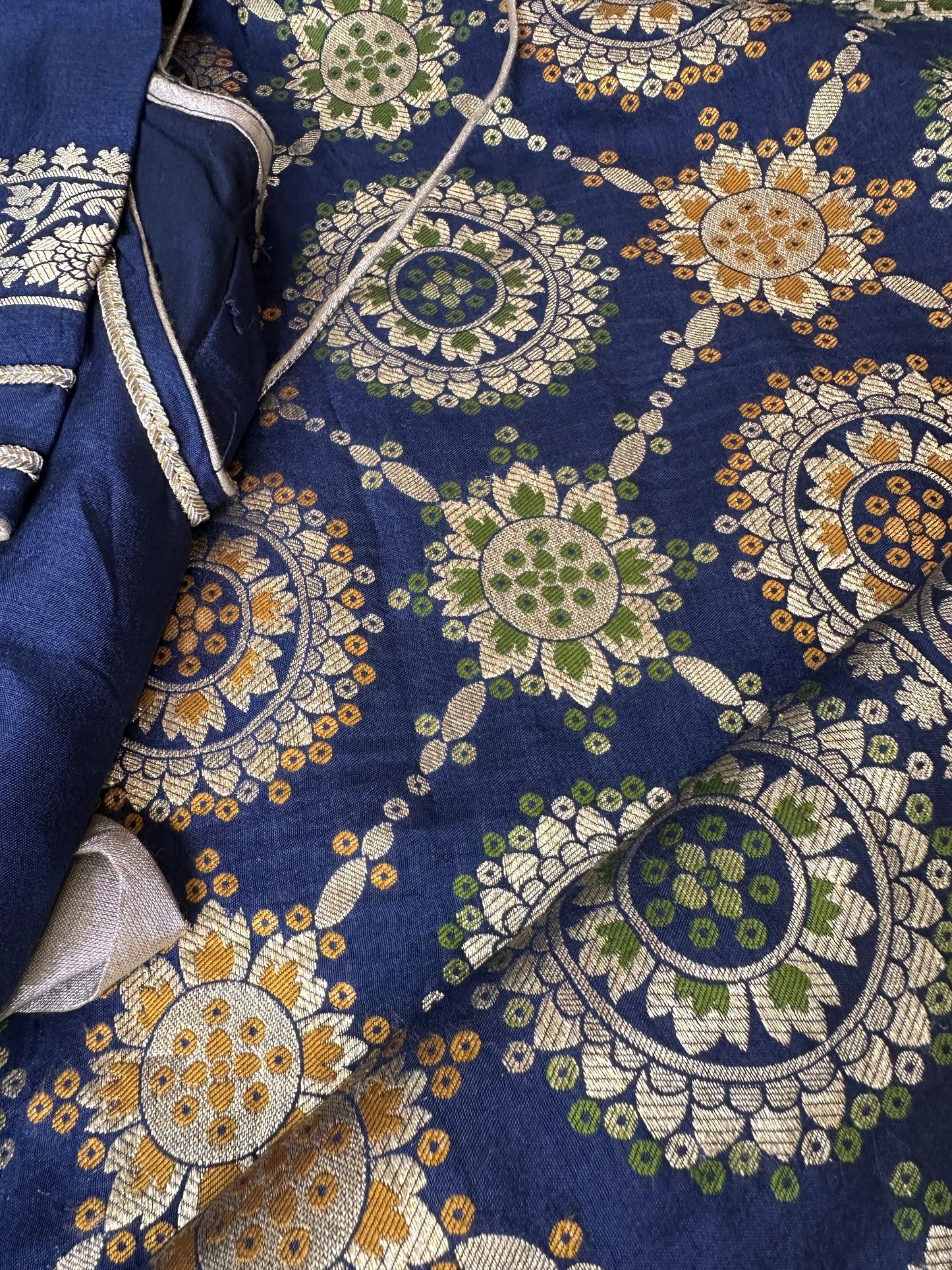 Blue Banarsi Silk Saree