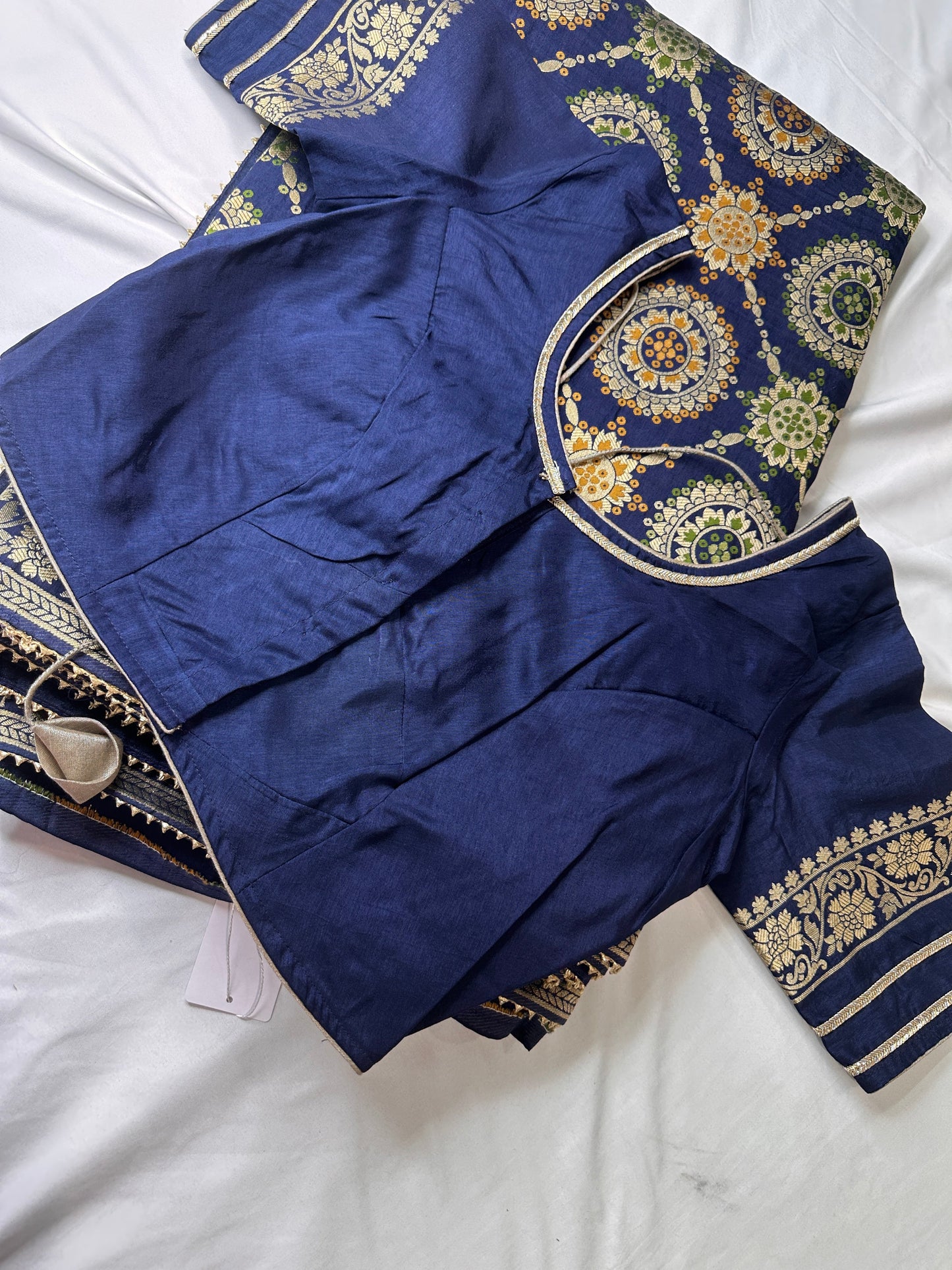 Blue Banarsi Silk Saree