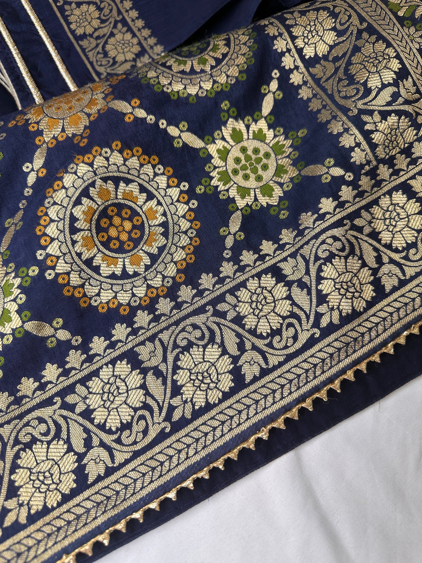 Blue Banarsi Silk Saree