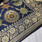 Blue Banarsi Silk Saree