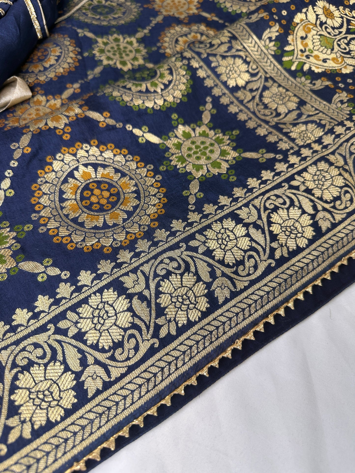 Blue Banarsi Silk Saree