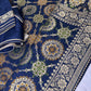 Blue Banarsi Silk Saree