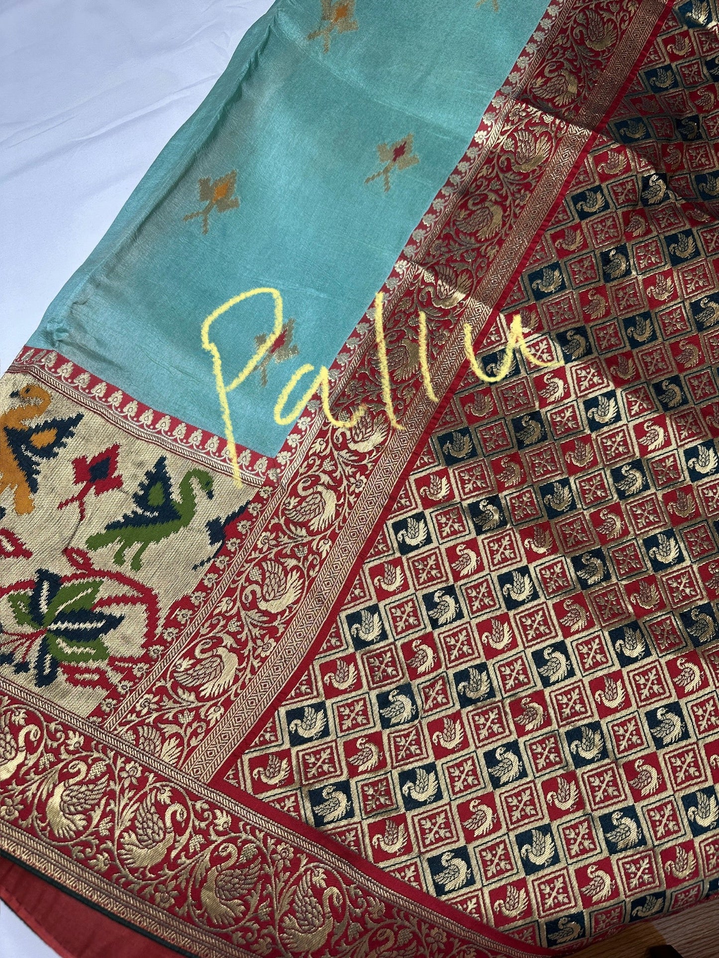 Blue Banarsi Silk Saree