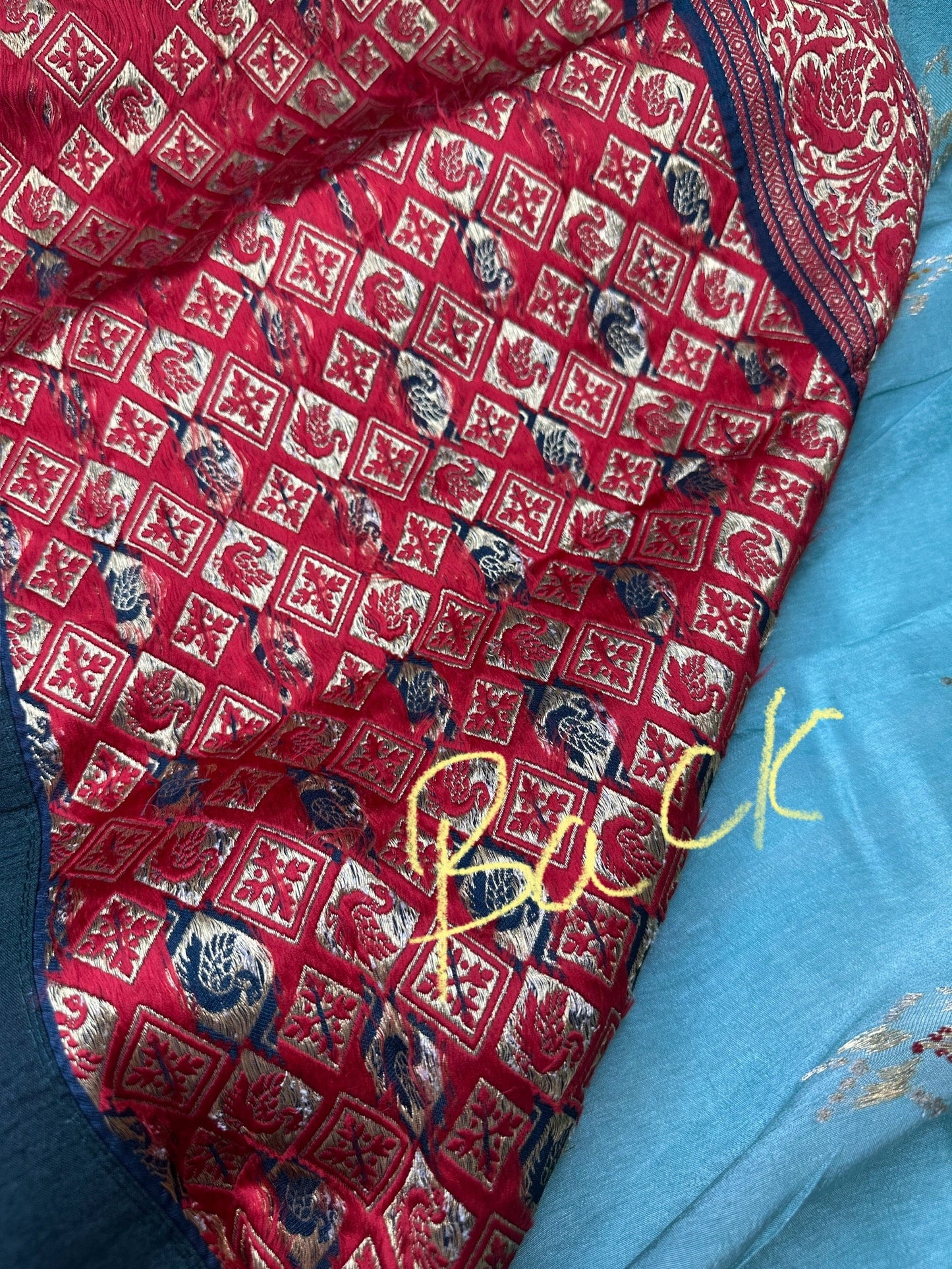 Blue Banarsi Silk Saree