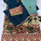 Blue Banarsi Silk Saree