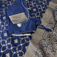 Blue Banarsi Silk Saree