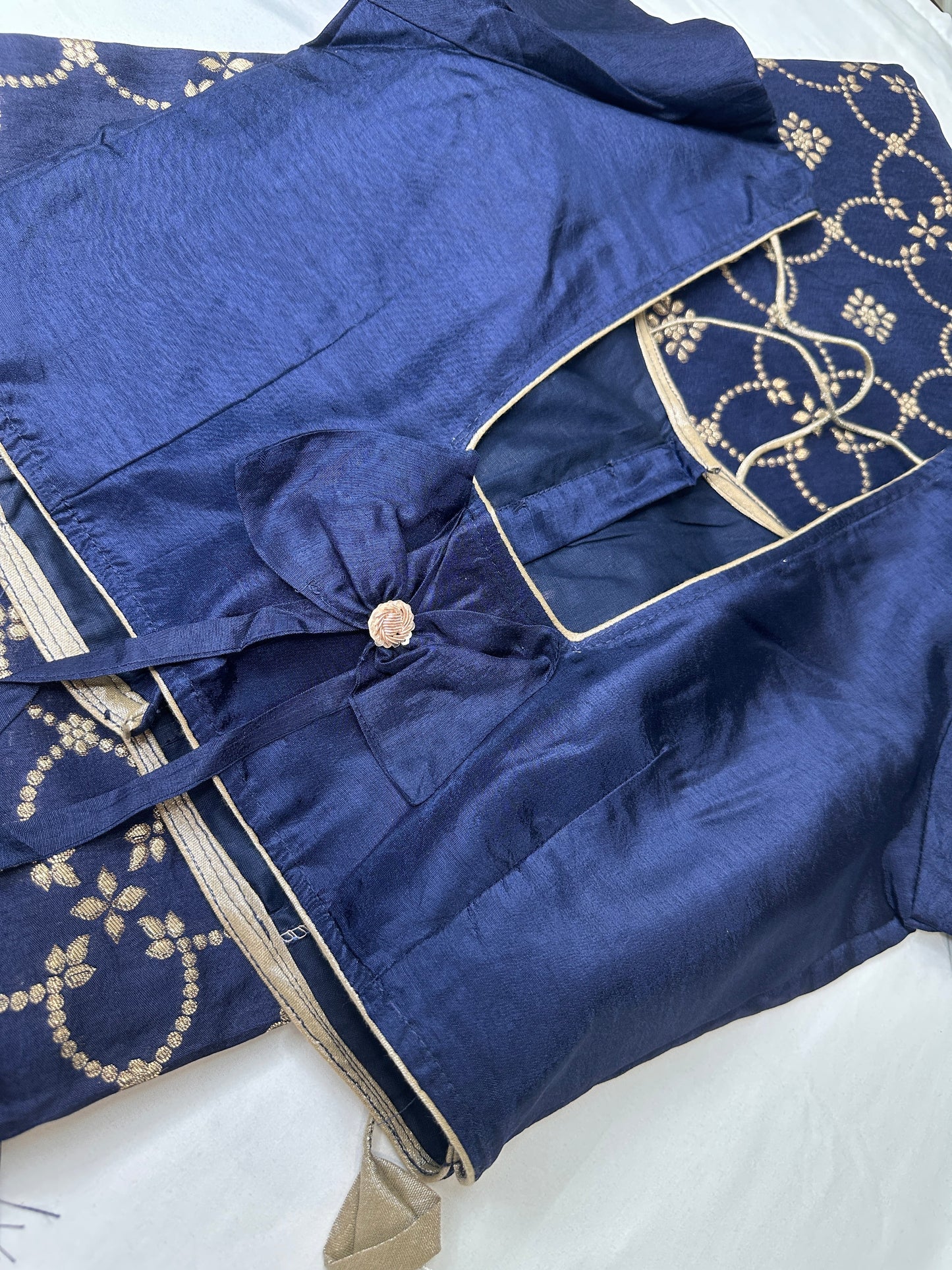Blue Banarsi Silk Saree