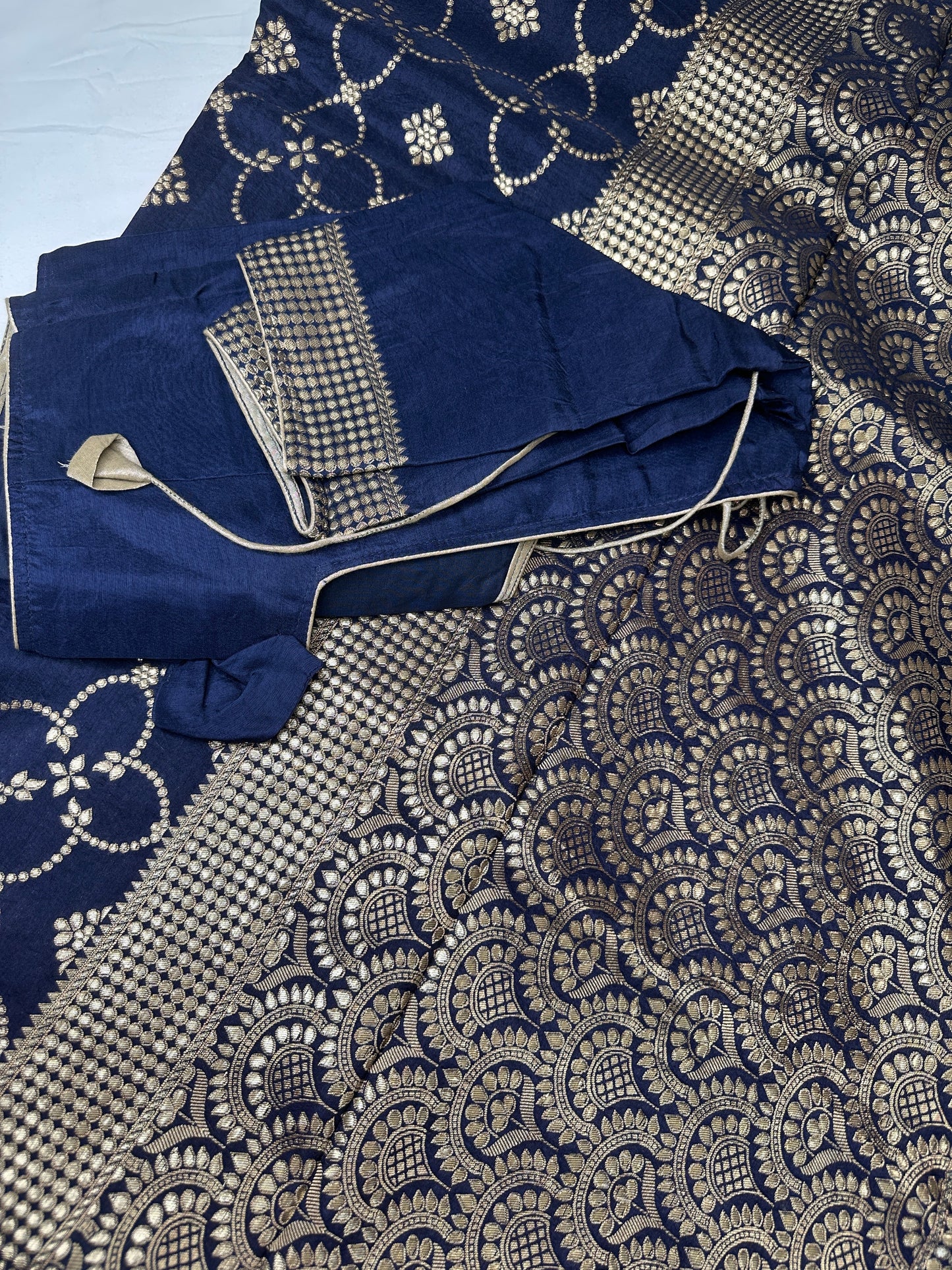 Blue Banarsi Silk Saree