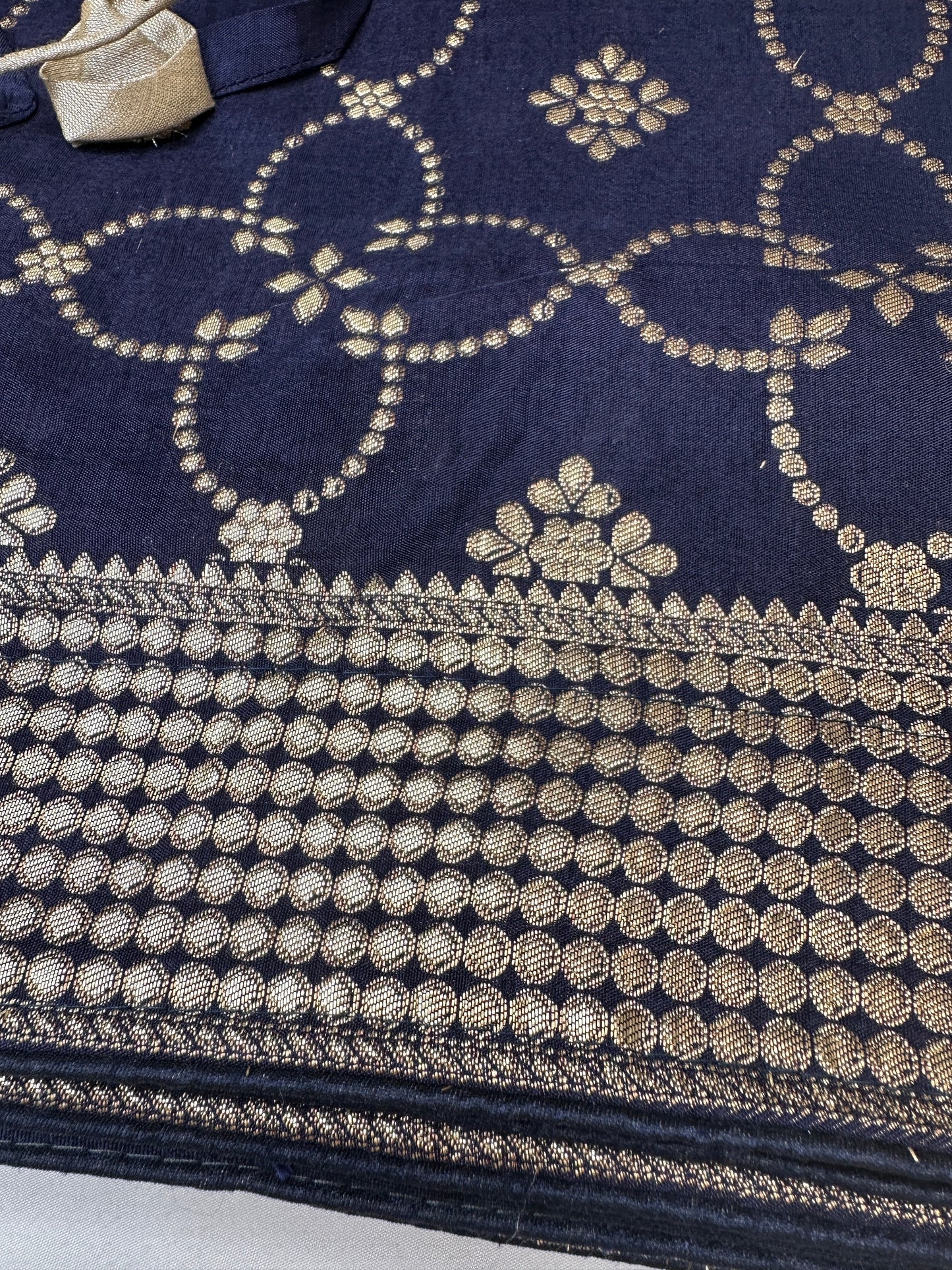Blue Banarsi Silk Saree