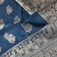 Blue Banarsi Silk Saree