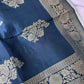 Blue Banarsi Silk Saree