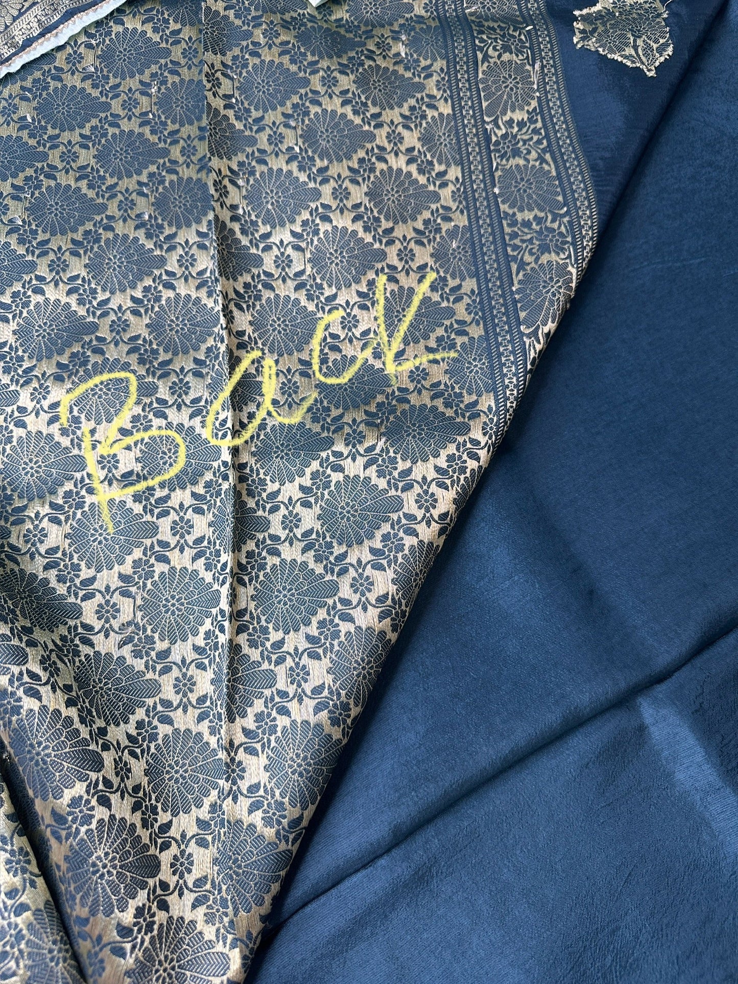 Blue Banarsi Silk Saree