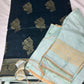 Blue Banarsi Silk Saree
