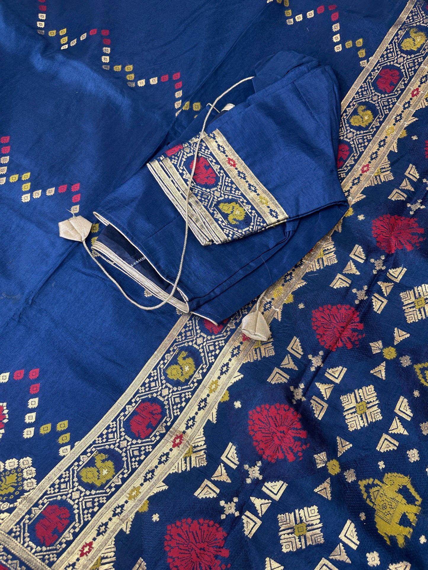 Blue Banarsi Silk Saree