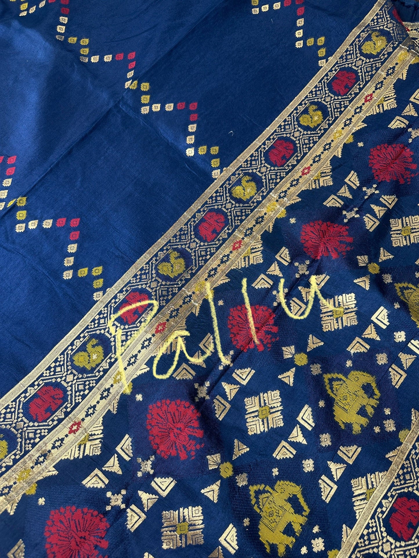 Blue Banarsi Silk Saree