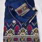 Blue Banarsi Silk Saree