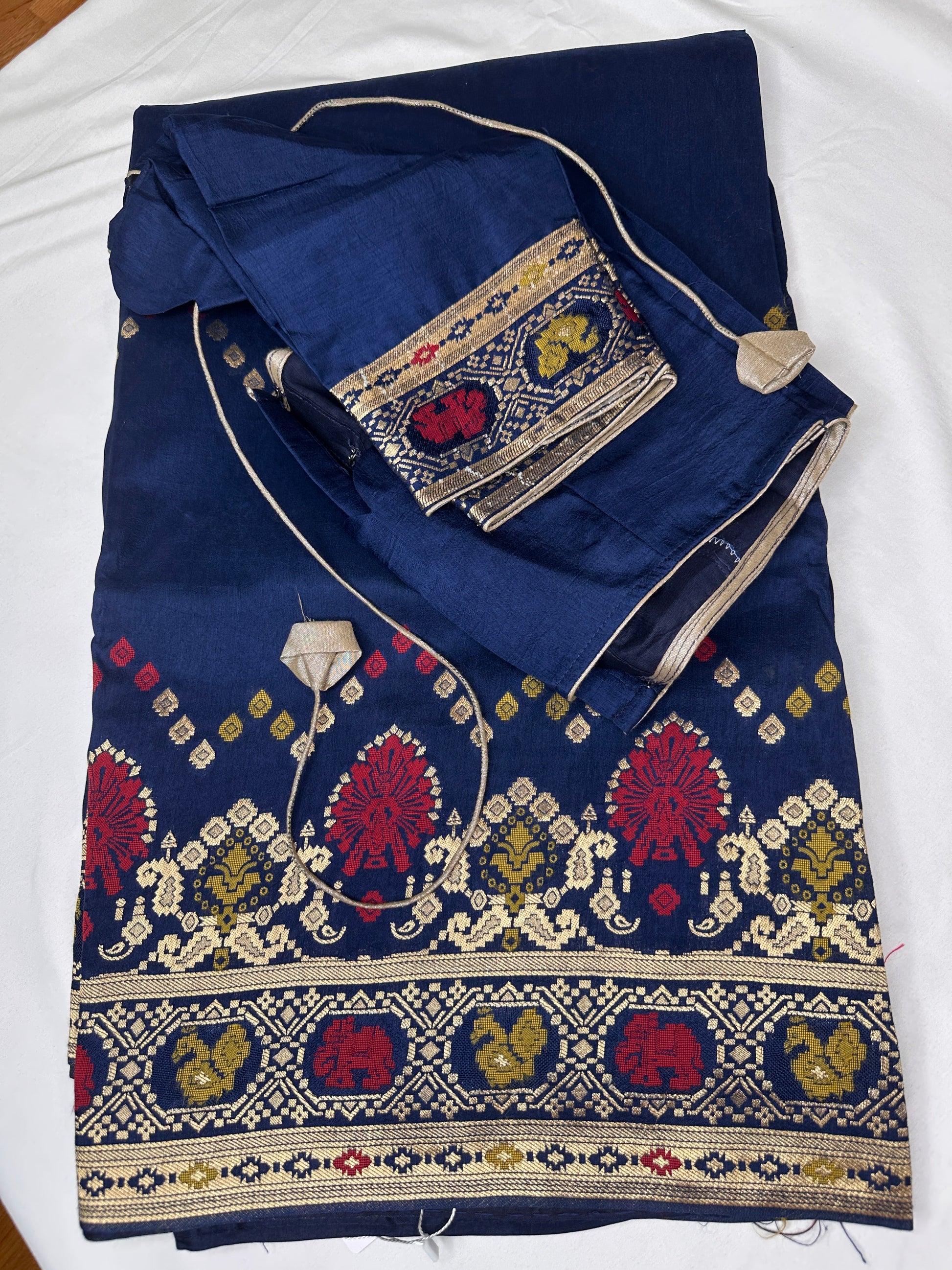 Blue Banarsi Silk Saree
