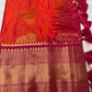 Blush Pink Semi Silk Pattu Gadwal Saree