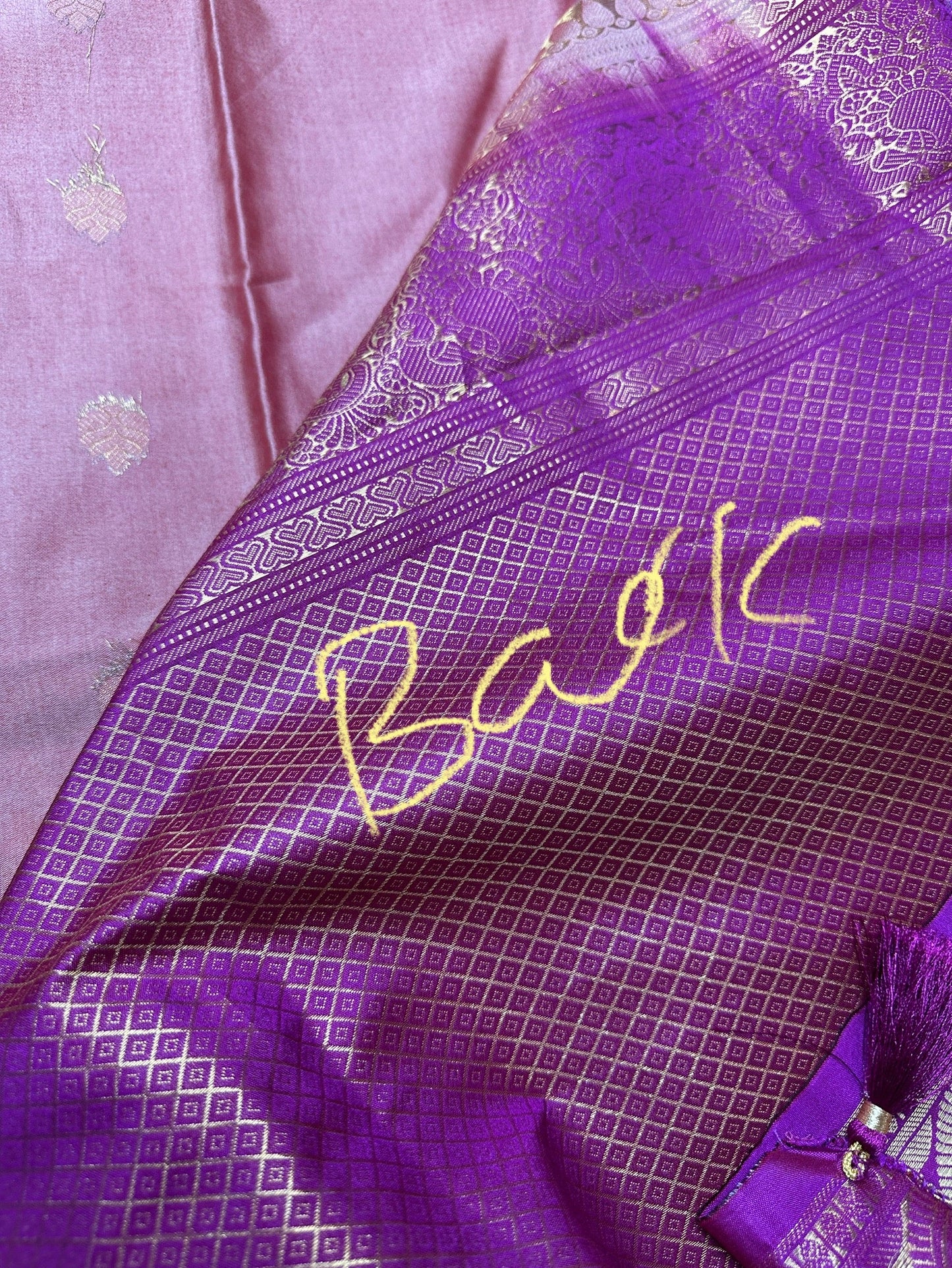 Onion Pink Pure Magalgiri Saree
