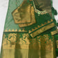 Green Semi Silk Pattu Gadwal Saree