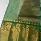 Green Semi Silk Pattu Gadwal Saree