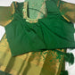 Green Semi Silk Pattu Gadwal Saree