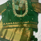 Green Semi Silk Pattu Gadwal Saree