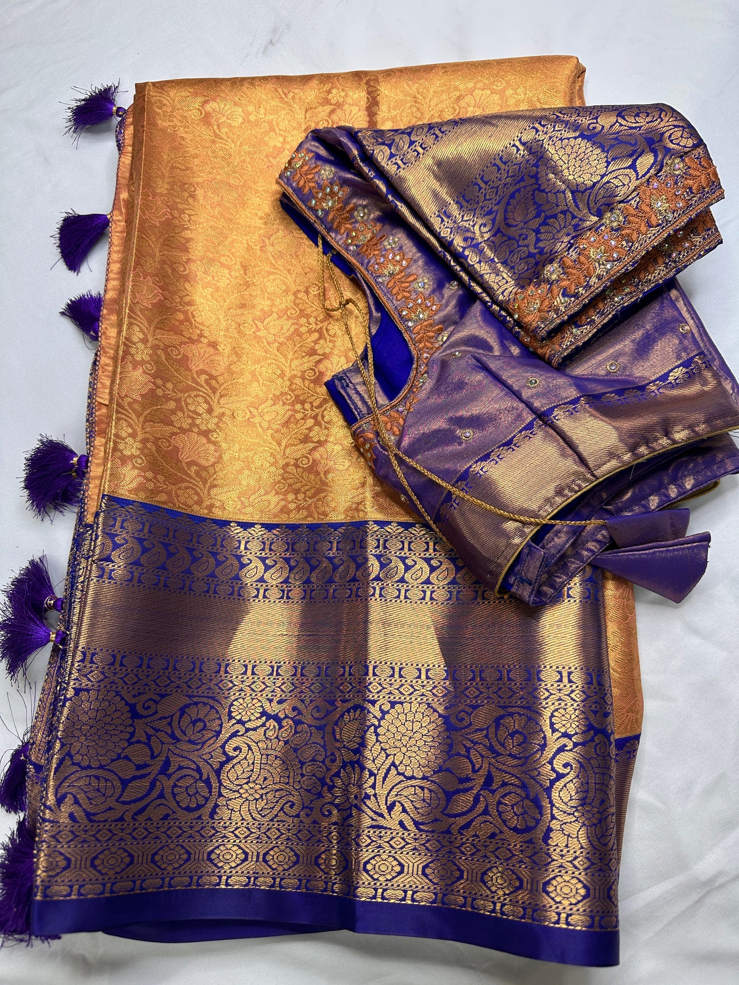 Kanchi Brocade Semi Silk Pattu Saree