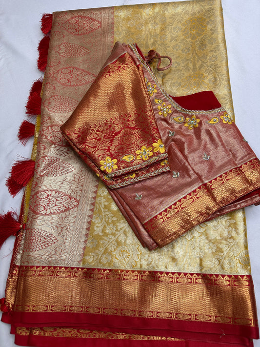 Kanchi Brocade Semi Silk Pattu Saree