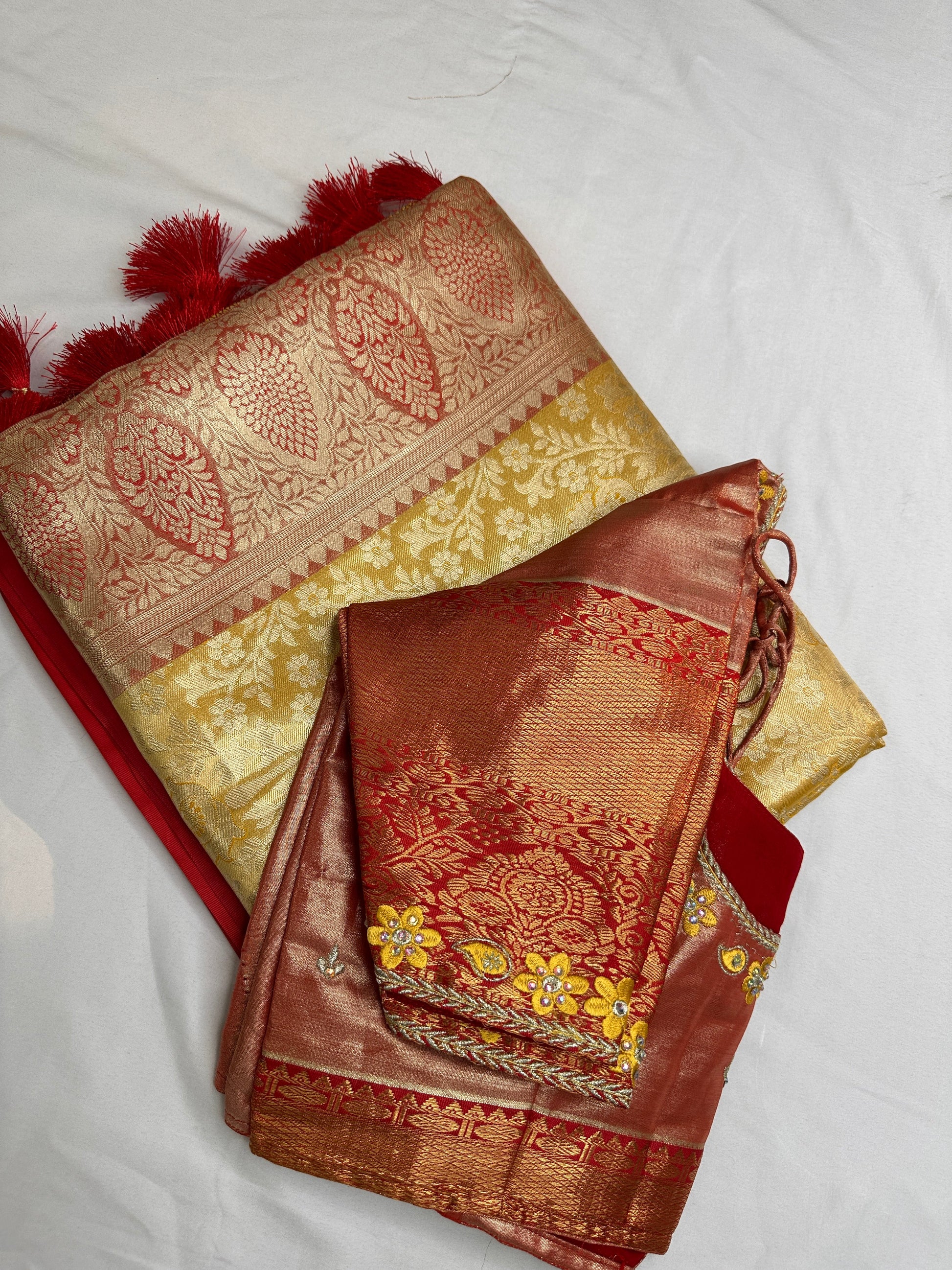 Kanchi Brocade Semi Silk Pattu Saree