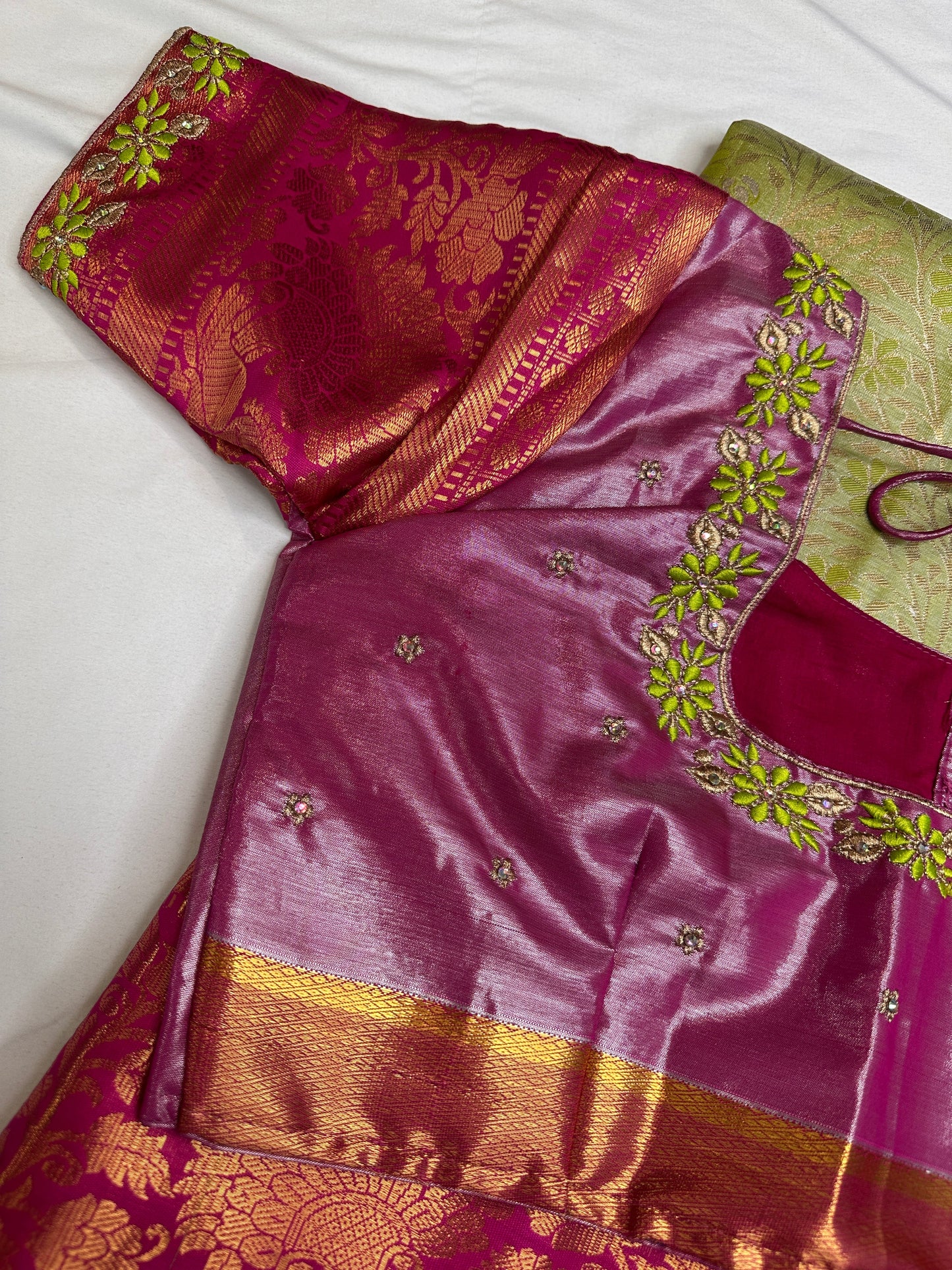 Kanchi Brocade Semi Silk Pattu Saree