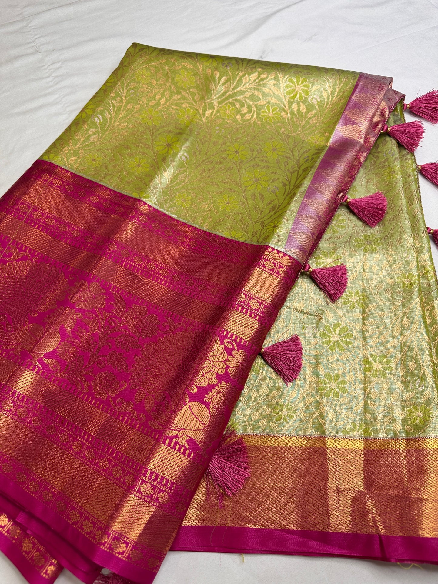 Kanchi Brocade Semi Silk Pattu Saree