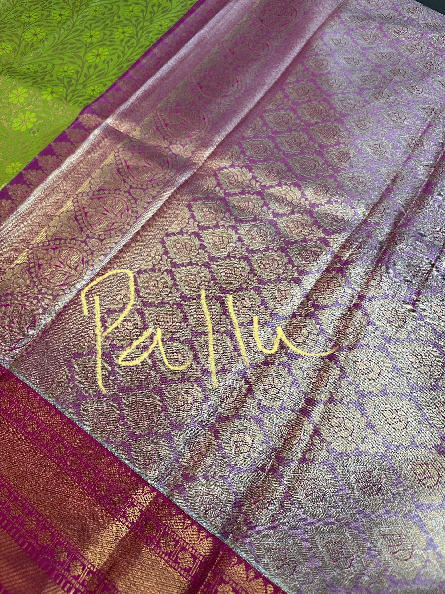 Kanchi Brocade Semi Silk Pattu Saree