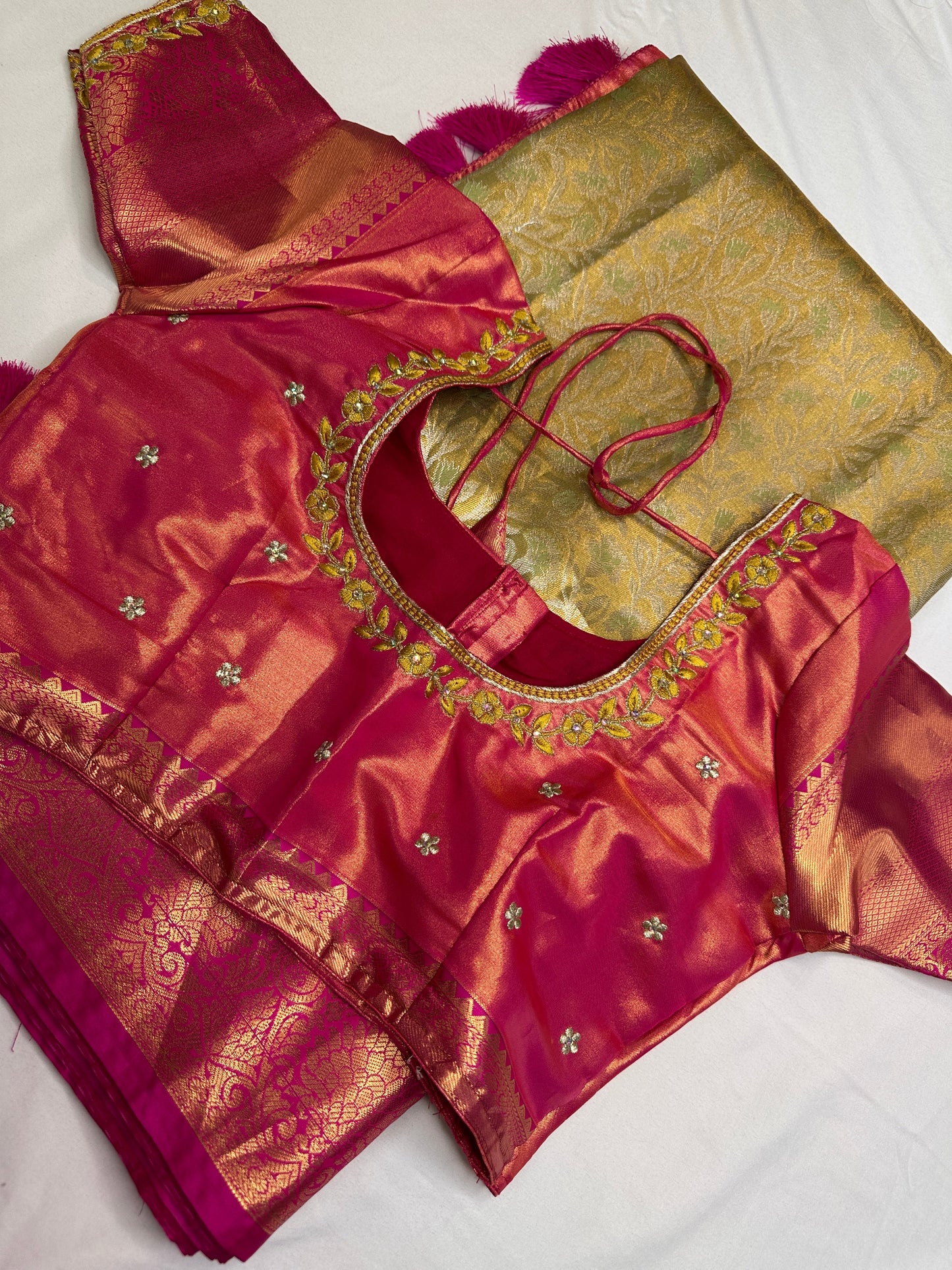 Kanchi Brocade Semi Silk Pattu Saree