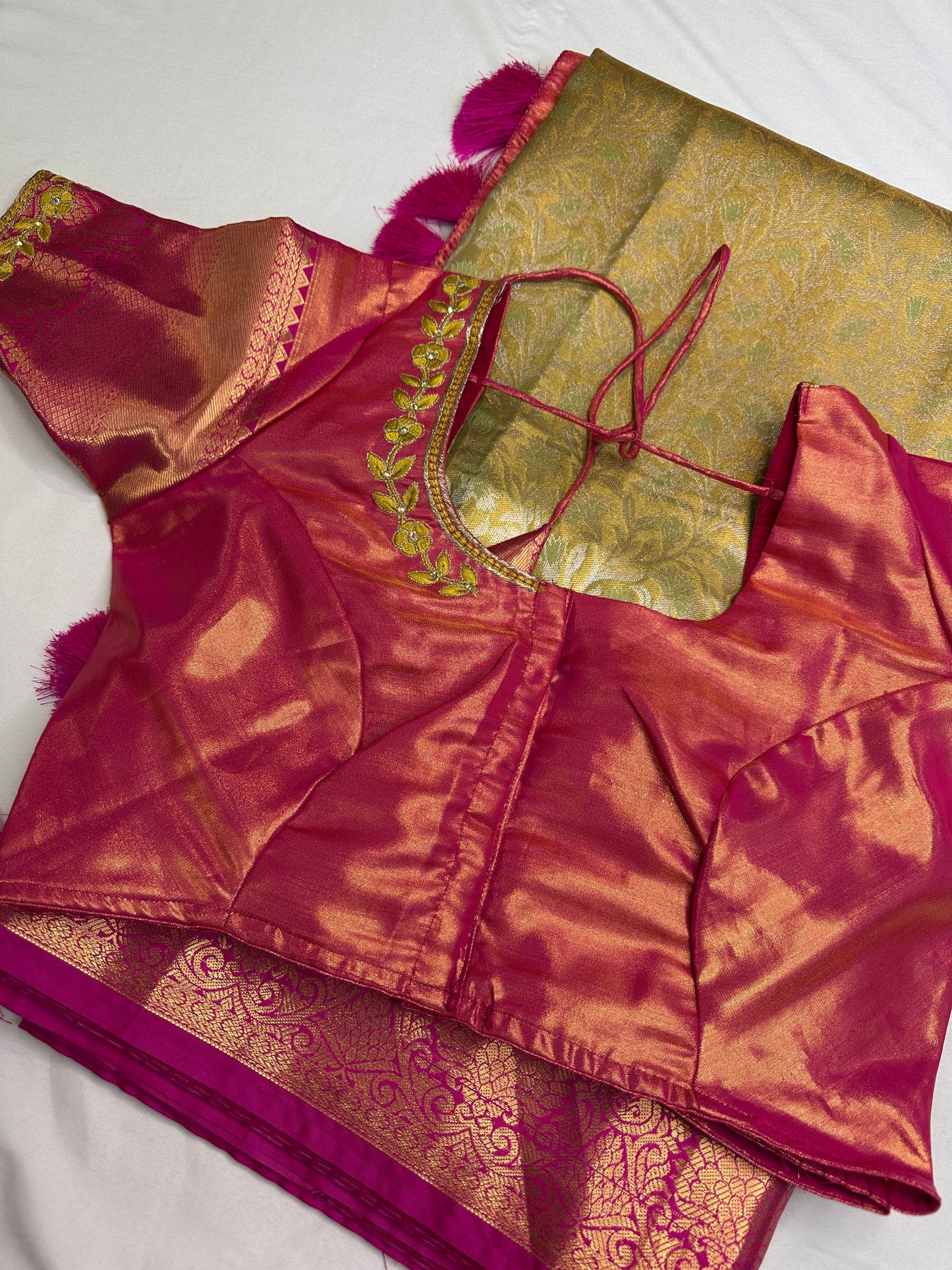 Kanchi Brocade Semi Silk Pattu Saree