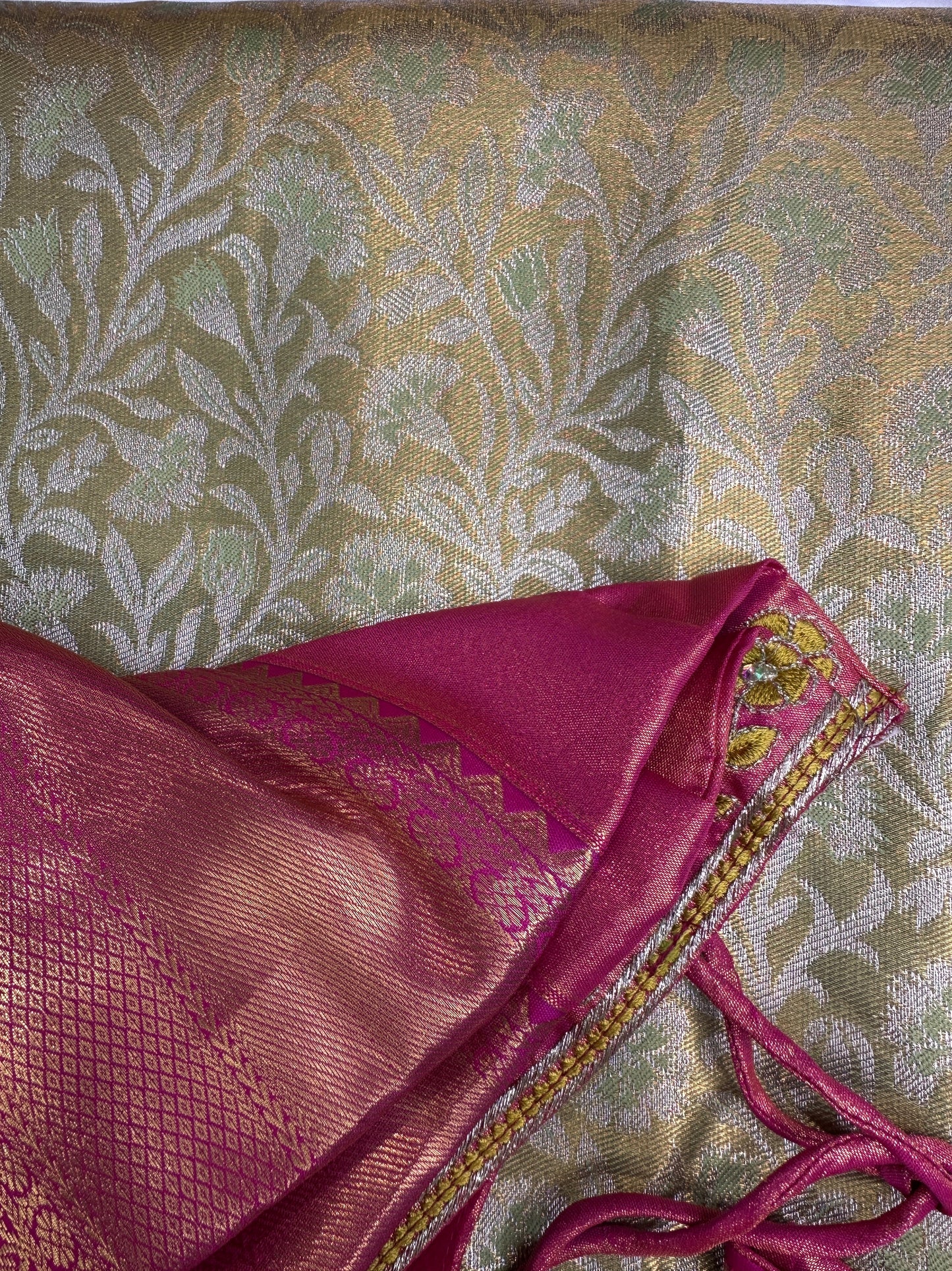 Kanchi Brocade Semi Silk Pattu Saree