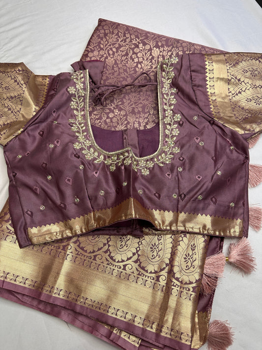 Kanchi Brocade Semi Silk Pattu Saree