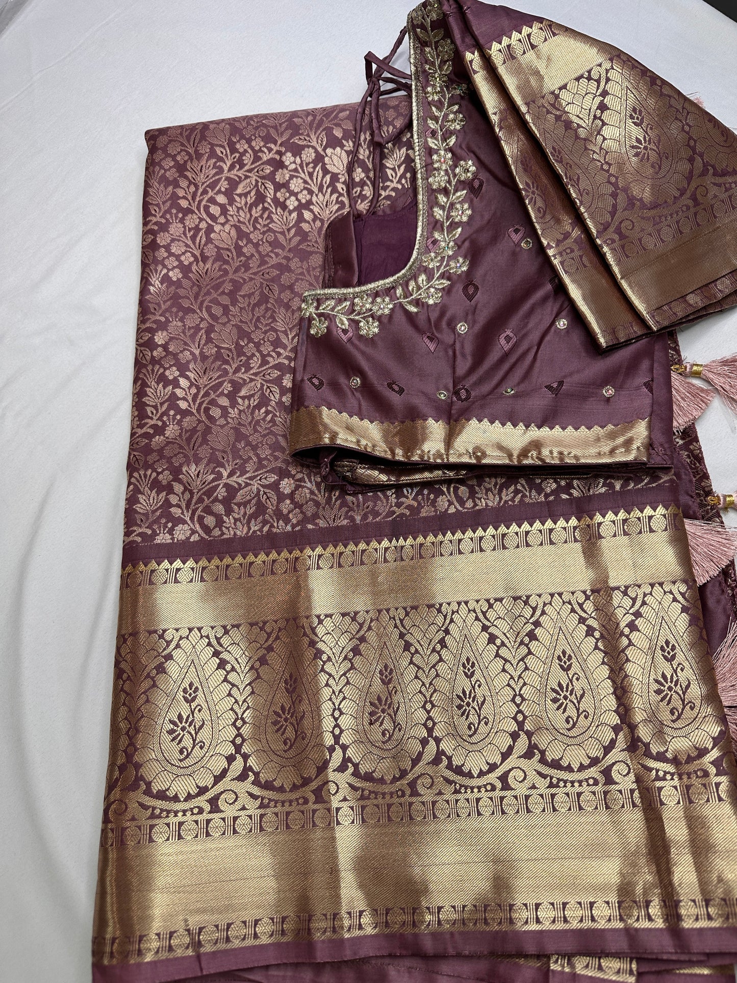 Kanchi Brocade Semi Silk Pattu Saree