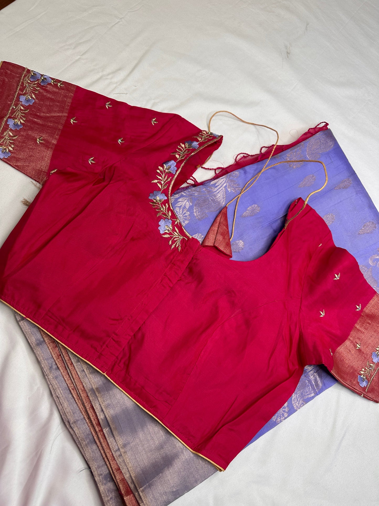 Uppada Pure Silk Light Weight Lavender Saree