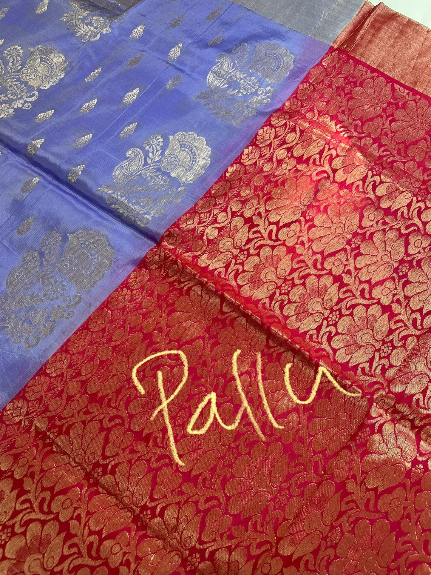 Uppada Pure Silk Light Weight Lavender Saree