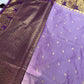 Purple Semi Silk Pattu Gadwal Saree