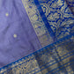 Purple Semi Silk Pattu Gadwal Saree