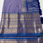 Purple Semi Silk Pattu Gadwal Saree