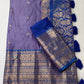 Purple Semi Silk Pattu Gadwal Saree