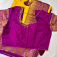 Yellow Semi Silk Pattu Gadwal Saree