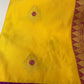 Yellow Semi Silk Pattu Gadwal Saree
