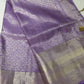 Lavender Purple Self Weaving light Weight Saree