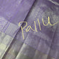 Lavender Purple Self Weaving light Weight Saree